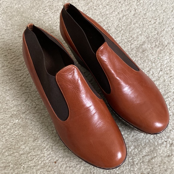 Tapeet by Vicini Leather Platform Wedges - Picture 9 of 12